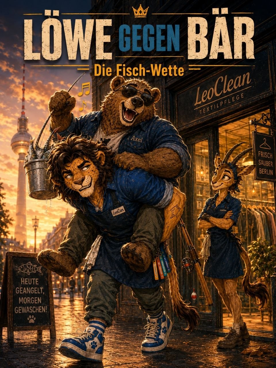 Löwe gegen Bär – Die Fisch-Wette | Ozonbehandlung bei LeoClean